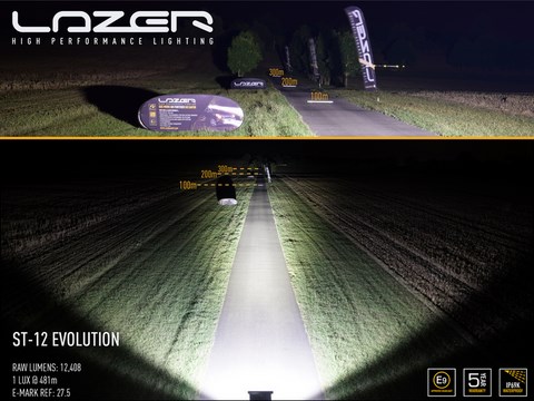 Lazer lamps ST evolution led 12 LED belgique barre lampe 8