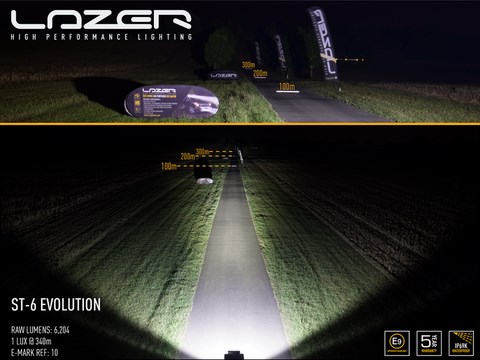 Lazer lamps ST evolution led 6 LED belgique barre lampe 8